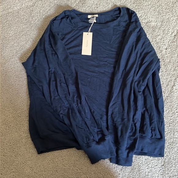 NWT: Eberjey Blair Ringer sweatsuit NAVY - Picture 7 of 7